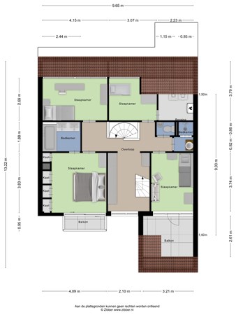 Floorplan - 't Koetshuis 20, 3902 RG Veenendaal