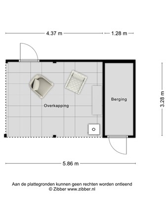 Floorplan - Doddegras 24, 3902 AN Veenendaal