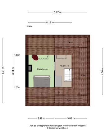 Floorplan - Burg Schimmelpenninckstr 10, 3911 AL Rhenen