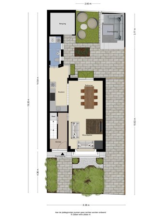 Floorplan - Burg Schimmelpenninckstr 10, 3911 AL Rhenen