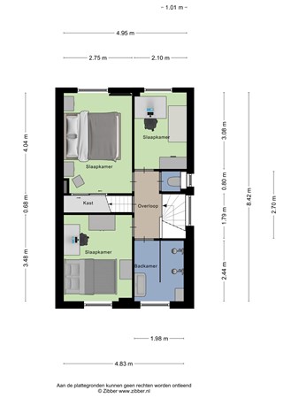 Floorplan - Groeneweg 15, 3911 PD Rhenen