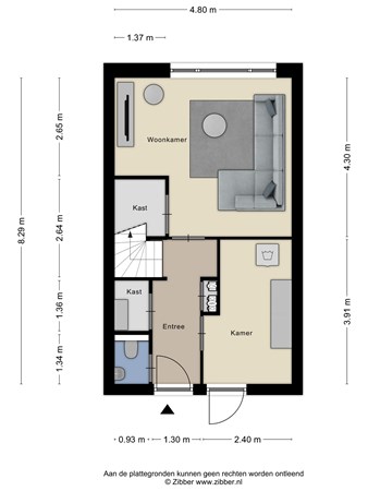 Floorplan - Stuivenbergheem 18, 3907 NH Veenendaal