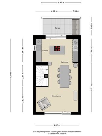 Floorplan - Stuivenbergheem 18, 3907 NH Veenendaal