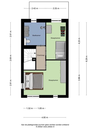 Floorplan - Stuivenbergheem 18, 3907 NH Veenendaal