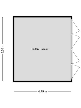 Floorplan - Franseweg 98, 3921 DK Elst