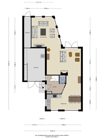 Floorplan - Leeuwerik 8, 3906 NJ Veenendaal