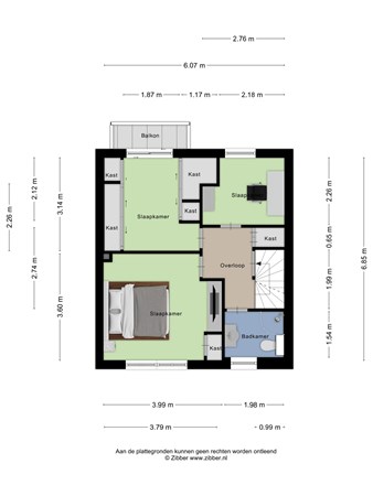 Floorplan - Achterbergsestraatweg 4A, 3911 CT Rhenen