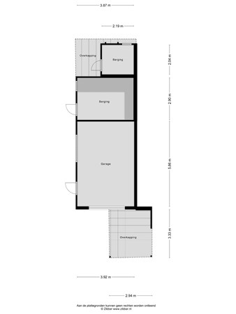 Floorplan - Verbindingsweg 37, 3921 DL Elst