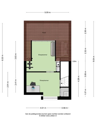 Floorplan - MacBridestraat 83, 3902 KK Veenendaal