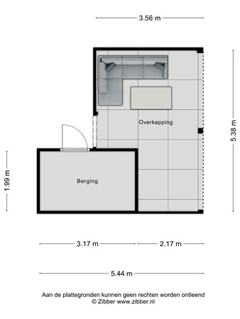 Floorplan - MacBridestraat 83, 3902 KK Veenendaal