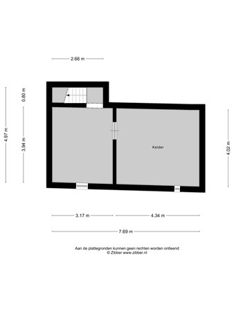 Floorplan - Oude Veenendaalseweg 4, 3911 NL Rhenen