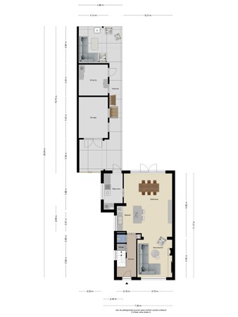 Floorplan - Van Limburg Stirumstraat 18, 3904 HC Veenendaal