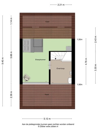 Floorplan - De Clercqstraat 3, 3904 HS Veenendaal