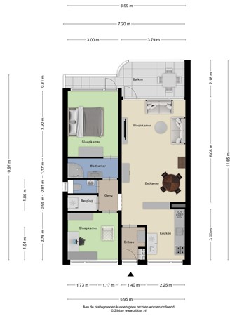 Floorplan - Zuiderkruis 310, 3902 XK Veenendaal