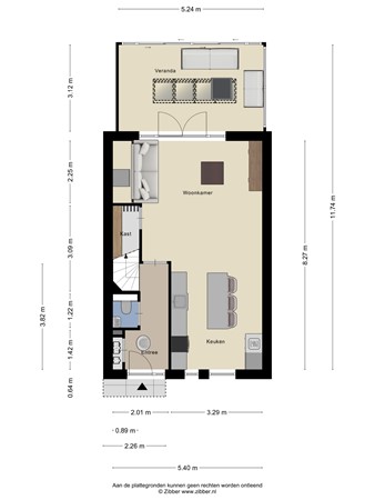 Floorplan - Brasem 7, 3907 HM Veenendaal