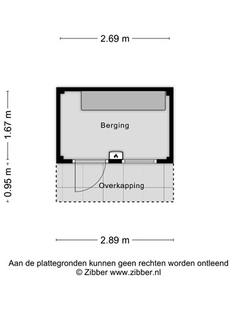 Floorplan - Hertogstraat 13-2, 6828 ER Arnhem