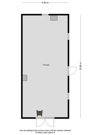Floorplan - Weteringsteeg 24, 3911 VN Rhenen