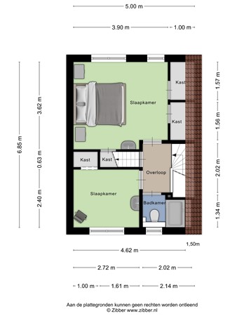 Floorplan - Acacialaan 15, 3911 GD Rhenen