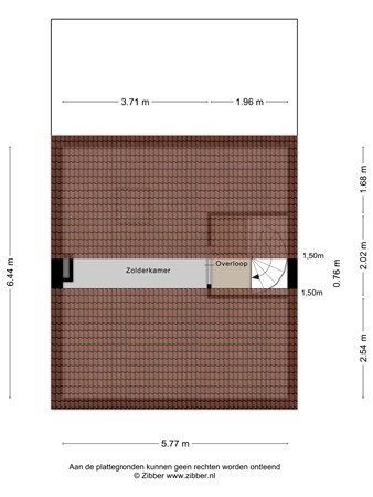 Floorplan - Doctor Slotemaker de Bruïnestraat 31, 3904 CA Veenendaal
