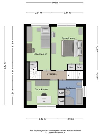 Floorplan - Dahliastraat 23, 3911 WB Rhenen