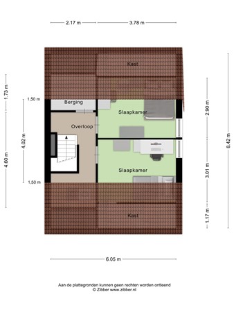 Floorplan - Dahliastraat 23, 3911 WB Rhenen