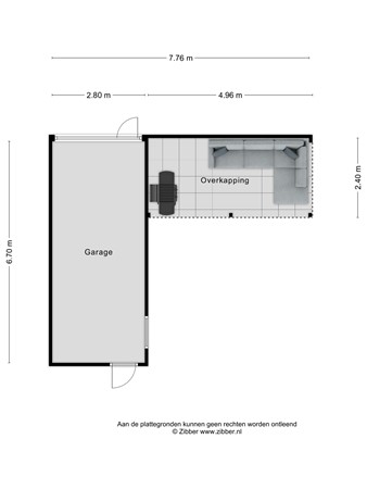 Floorplan - Dahliastraat 23, 3911 WB Rhenen
