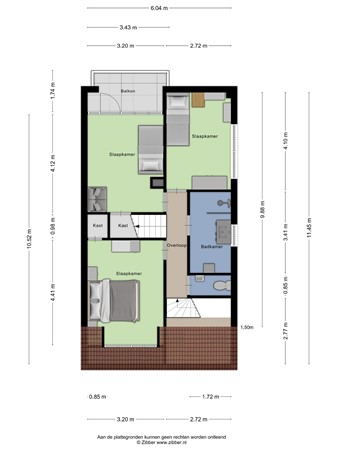 Floorplan - Fokkeschoot 2, 3904 PW Veenendaal
