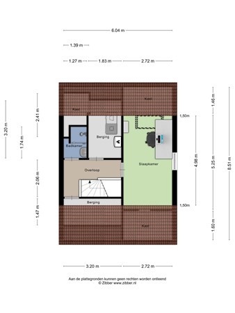 Floorplan - Fokkeschoot 2, 3904 PW Veenendaal