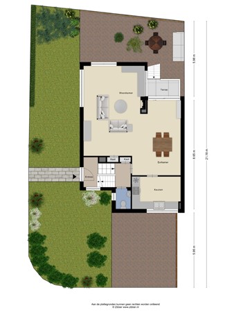 Floorplan - Tuinlaan 16, 3911 BC Rhenen