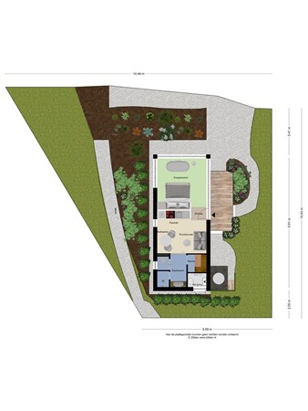 Floorplan - Rijnbandijk 10B69, 4024 BM Eck en Wiel