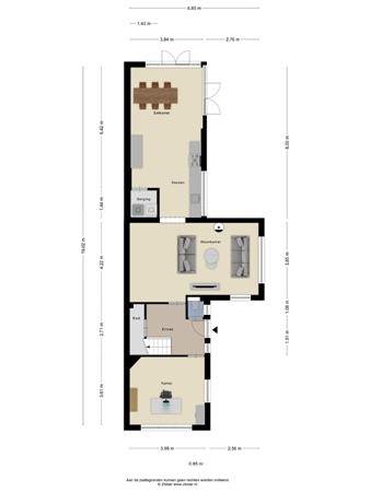 Floorplan - Bentincklaan 18, 3956 VD Leersum