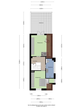 Floorplan - Bentincklaan 18, 3956 VD Leersum