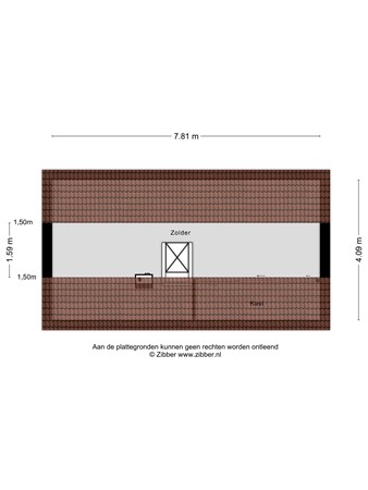 Floorplan - Linge Singel 28, 4033 KB Lienden