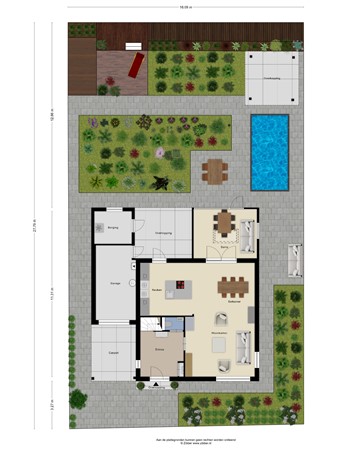 Floorplan - Linge Singel 28, 4033 KB Lienden