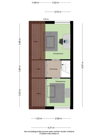 Floorplan - Majoor Landzaatweg 39, 3911 AW Rhenen