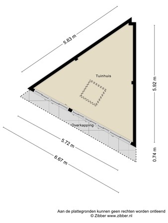 Floorplan - Parklaan 26, 3903 GL Veenendaal