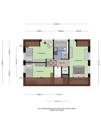 Floorplan - Cuneraweg 350, 3911 RV Rhenen