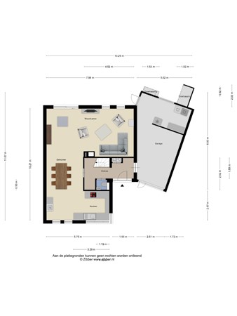 Floorplan - Smetanadreef 35, 3906 CV Veenendaal