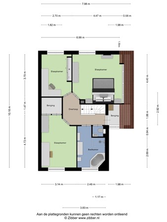 Floorplan - Smetanadreef 35, 3906 CV Veenendaal