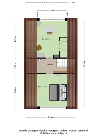 Floorplan - Smetanadreef 35, 3906 CV Veenendaal