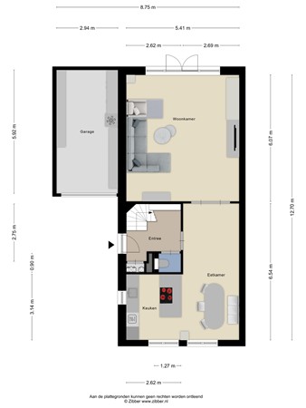 Floorplan - Turfsteker 3, 3907 GB Veenendaal