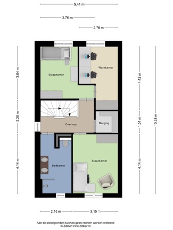 Floorplan - Turfsteker 3, 3907 GB Veenendaal