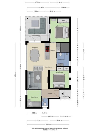 Floorplan - Oude Veensegrindweg 76-28, 3911 TA Rhenen
