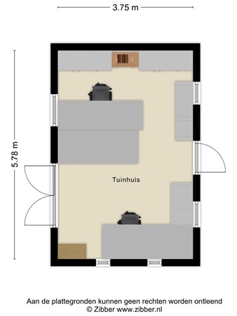 Floorplan - Achterdorp 39, 4041 GJ Kesteren