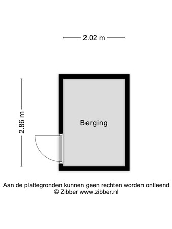 Floorplan - Brouwersgracht 212, 3901 TM Veenendaal