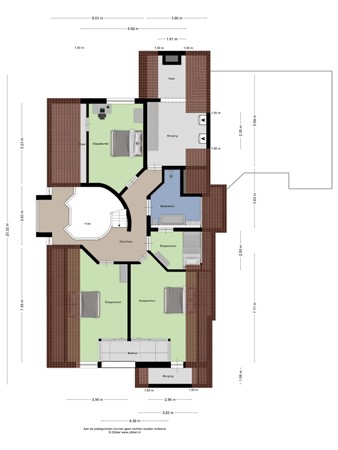 Floorplan - Bergweg Van Rijn 2, 3911 RG Rhenen