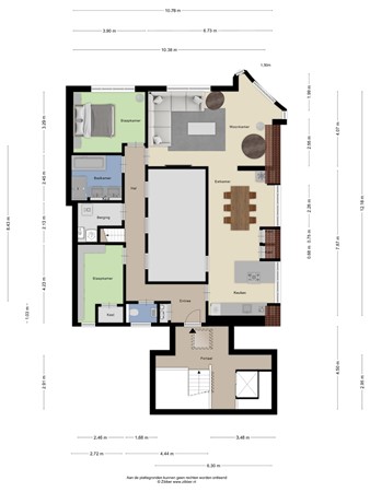 Floorplan - Prins Hendrikstraat 1B, 6862 GX Oosterbeek