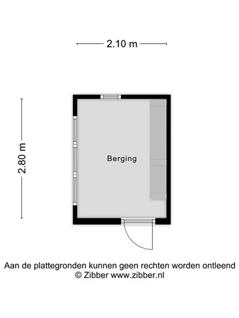 Floorplan - Prins Hendrikstraat 1B, 6862 GX Oosterbeek