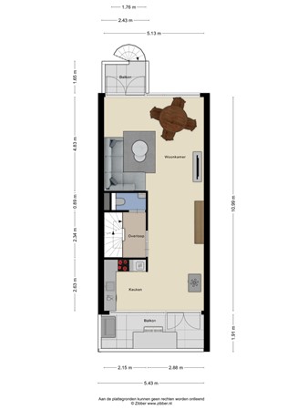 Floorplan - Brasem 20, 3824 LR Amersfoort