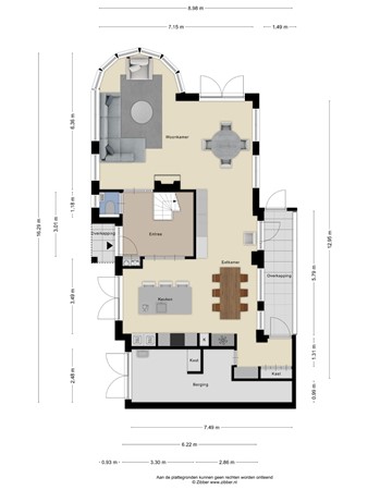 Floorplan - Engelaanhof 16, 3907 JH Veenendaal